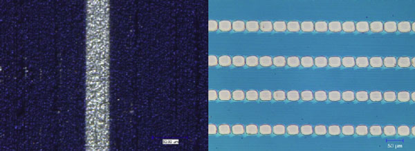 薄膜激光打孔 工業(yè)皮秒激光器非常適合薄膜的劃線(圖2)