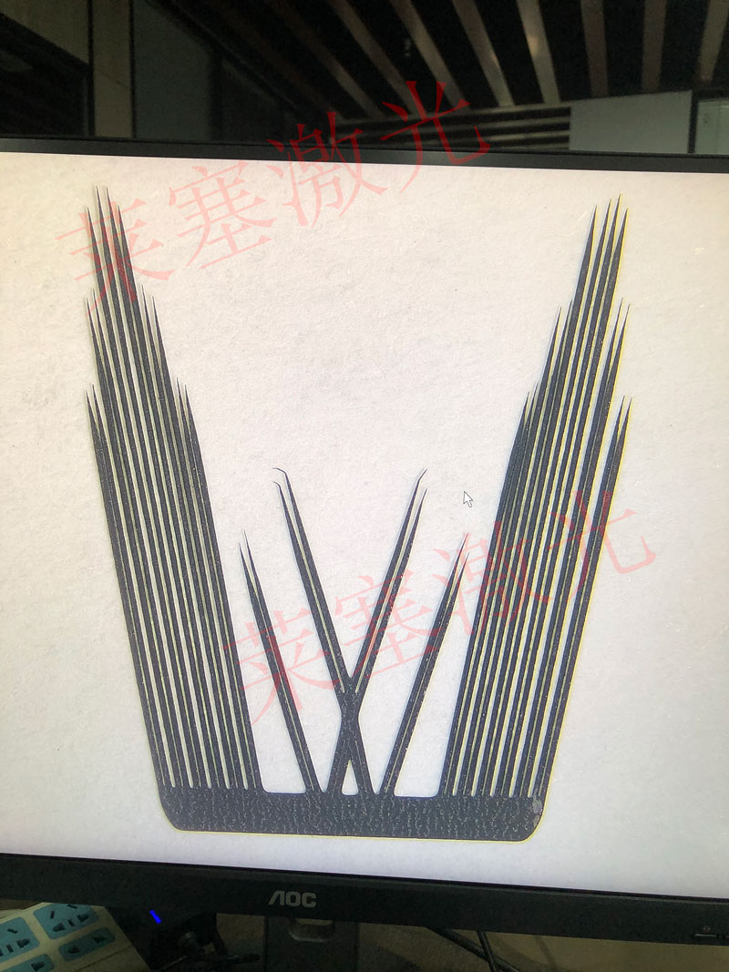 假睫毛激光切割(大圖) 如何提高卷膜激光打孔的效率深度剖析(圖2)